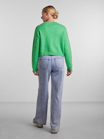 PIECES Sweater 'Hesa' in Green
