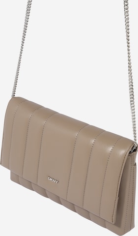 DKNY - Bolso de noche en gris: frente