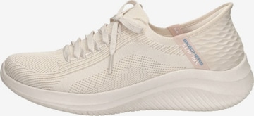 SKECHERS Slip-ons 'Slip-Ins: Ultra Flex 3.0' in Beige: front