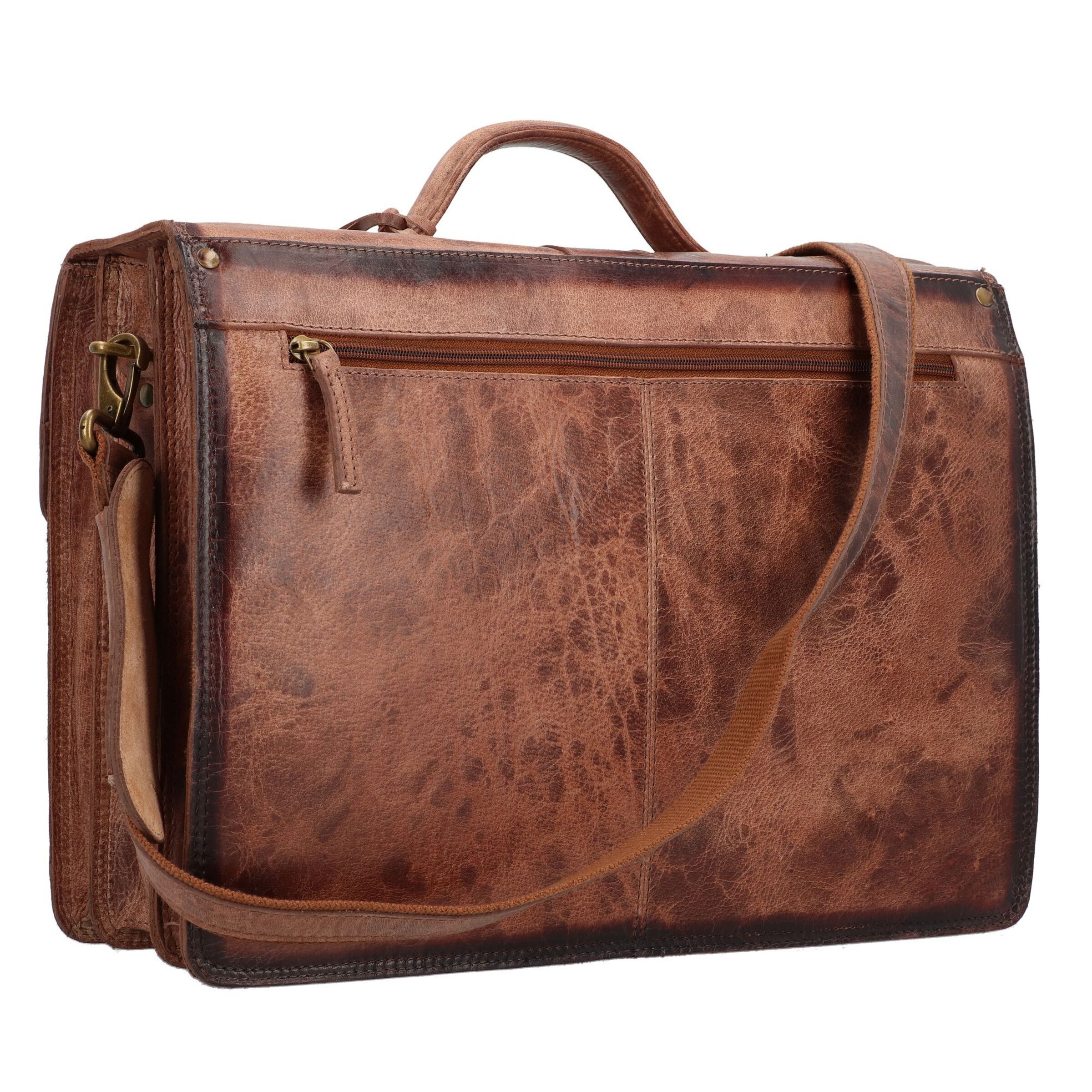 Porte-documents 'Mascu & Line' Greenland Nature en marron