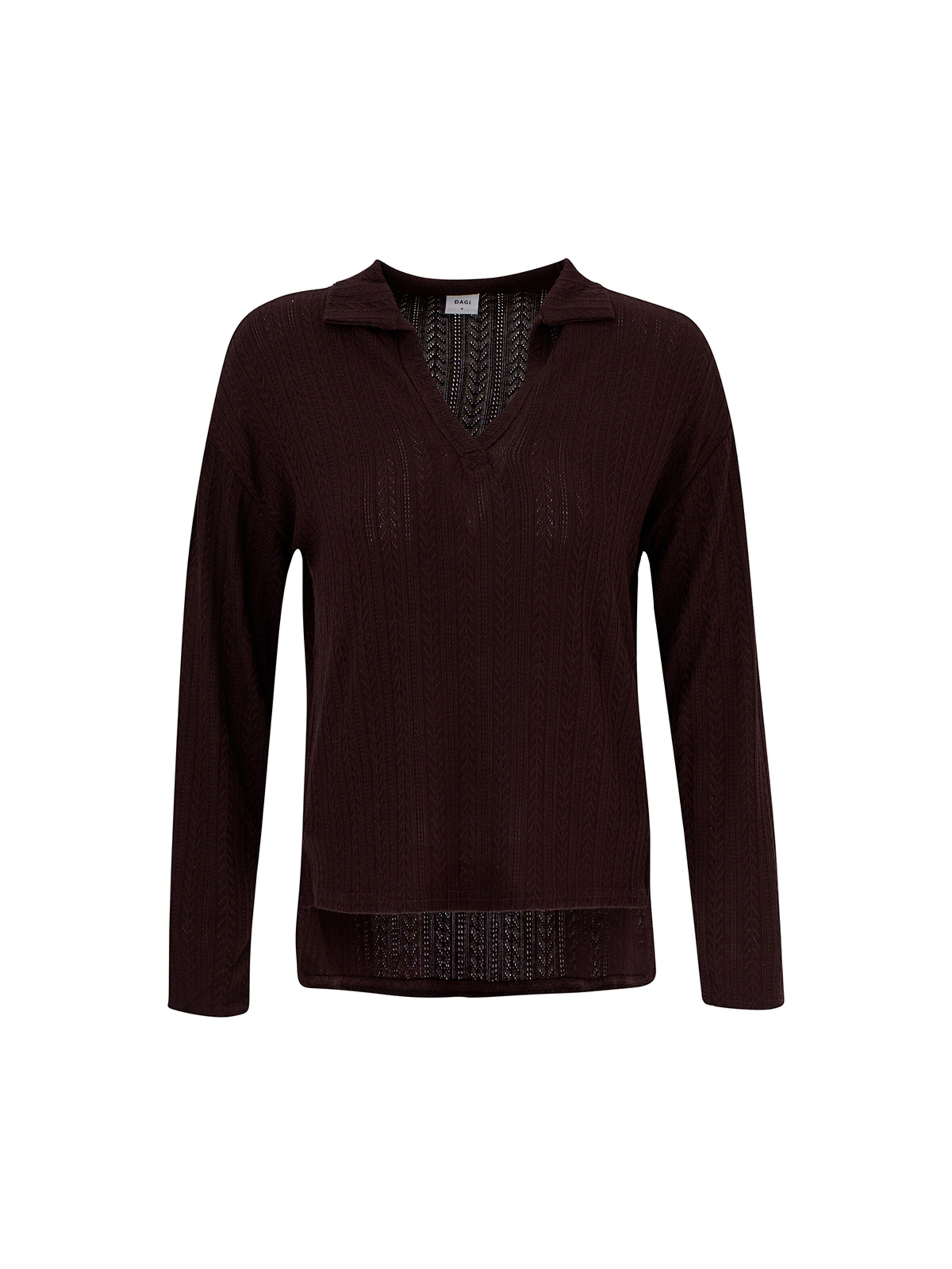 Dagi Футболка в Коричневый: спереди