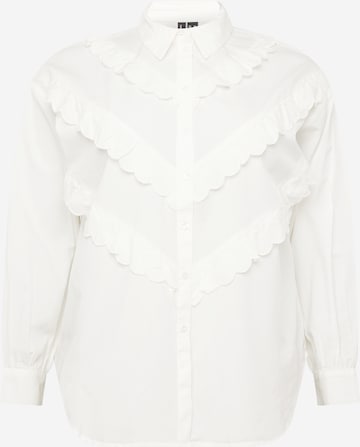 Vero Moda Curve Bluzka 'Beate' w kolorze biały: przód