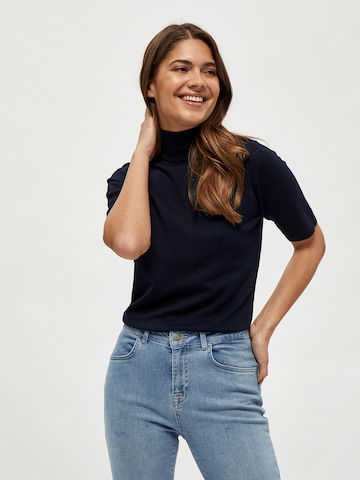 Pullover 'Lima' di minus in blu: frontale