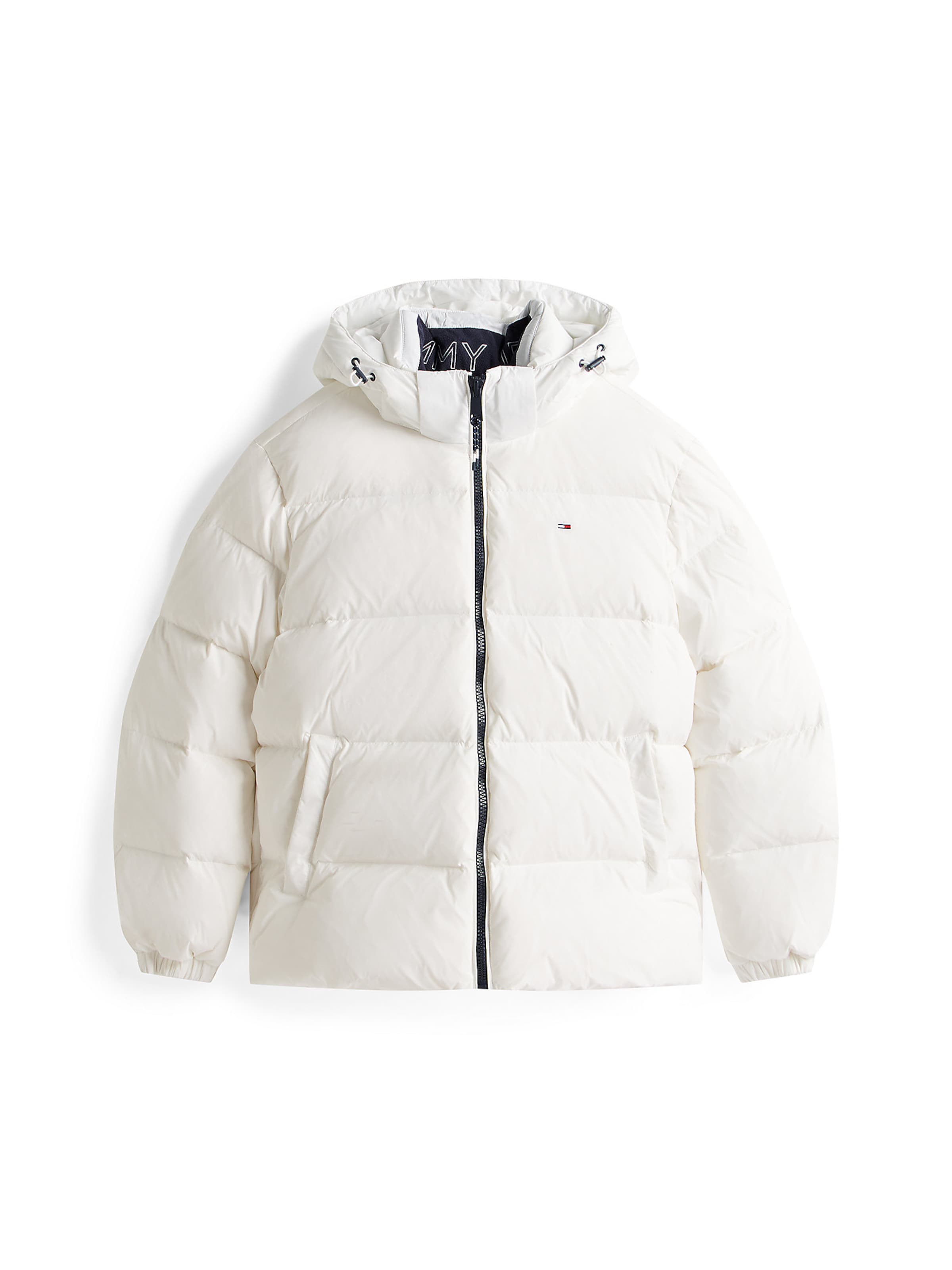 Tommy Jeans - Casaco de inverno 'Essential' em branco: frente
