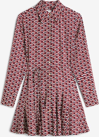 TOMMY HILFIGERKošulja haljina - crvena boja: prednji dio