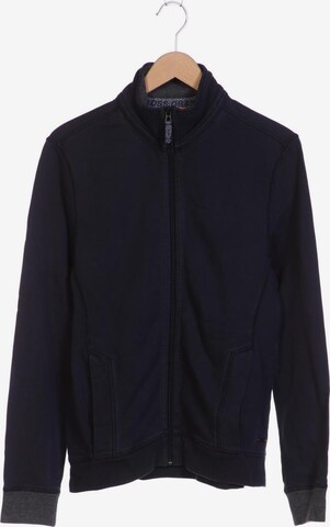 BOSS Sweatshirt & Zip-Up Hoodie in S in Blue: front