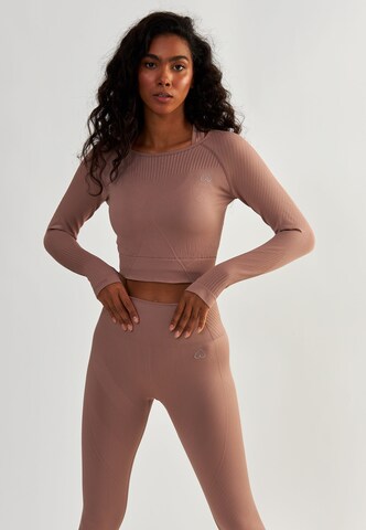 BeShaped Shirt 'Femme Force' in Roze: voorkant