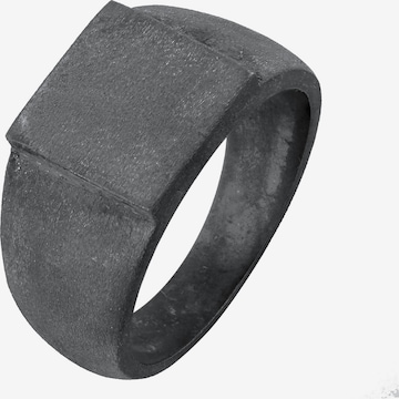 Bague KUZZOI en noir : devant