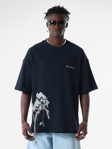 Tricou de la VAMOS CLO pe negru: față