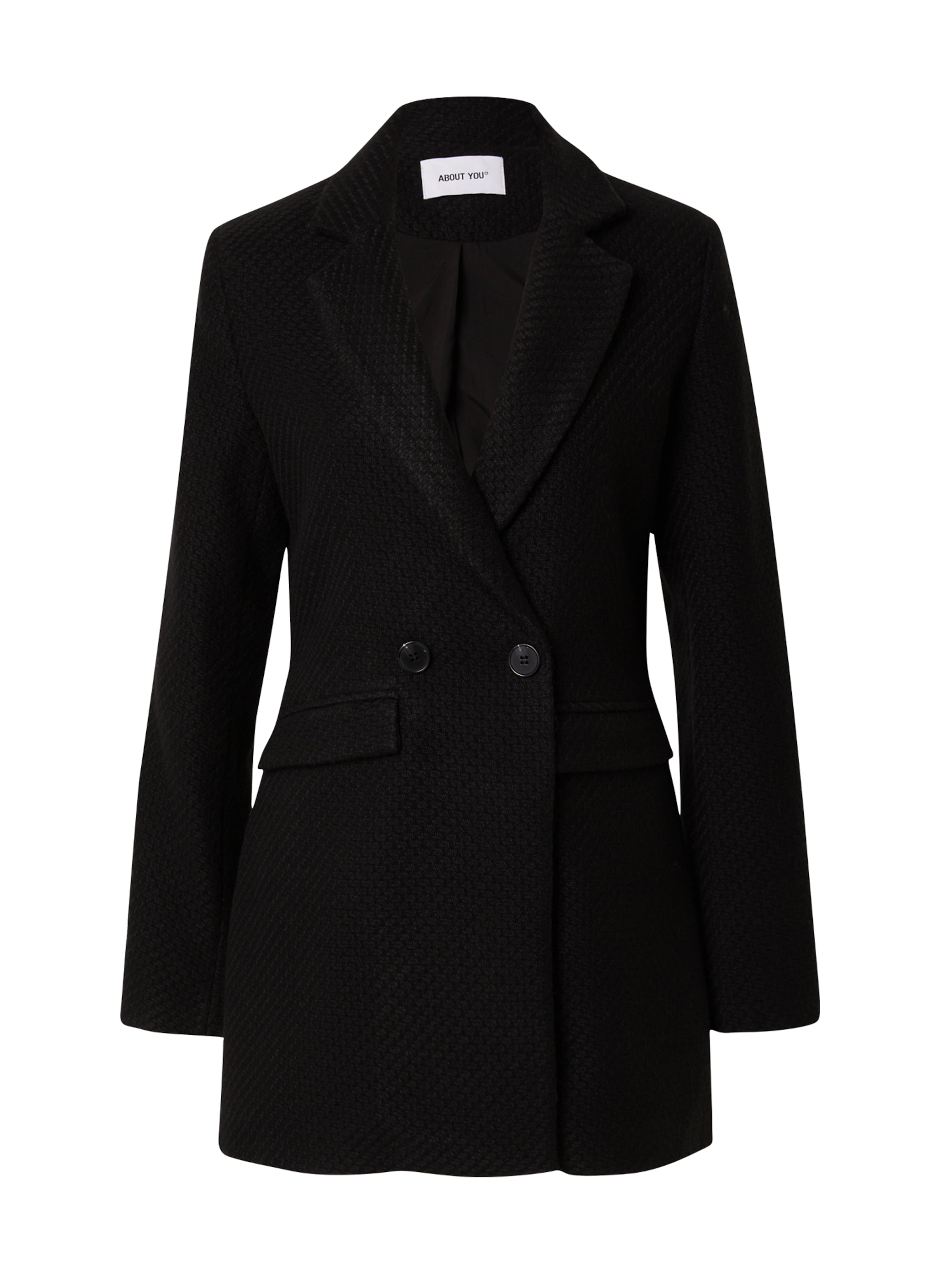 ABOUT YOU Övergångskappa 'Kiara' i svart: framsida