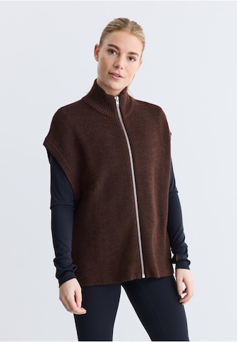 Cardigan 'Oslo' rethinkit studios en marron : devant