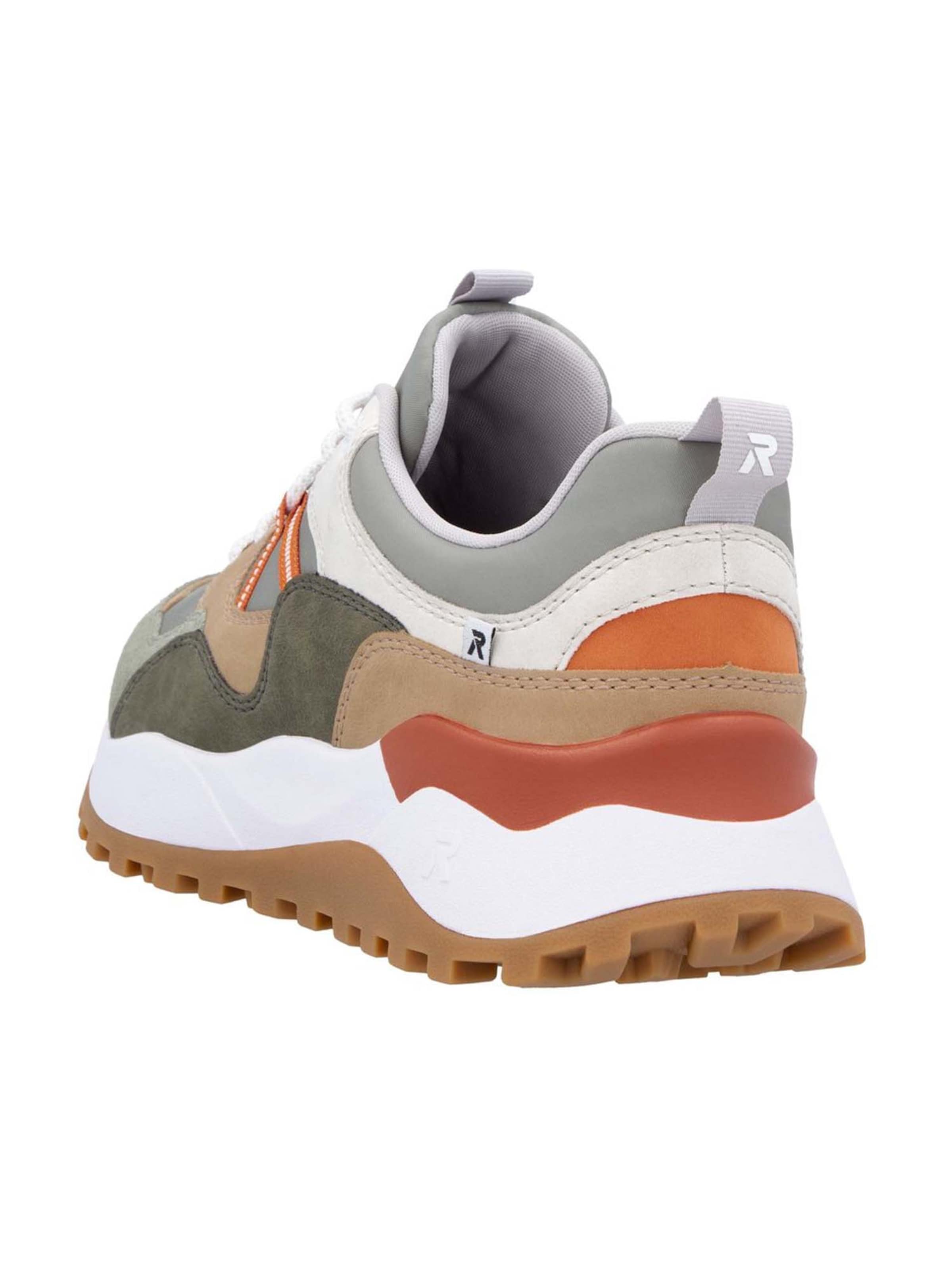 Baskets basses Rieker Sport en vert