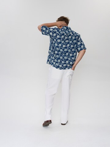 Dxnmxrk Loosefit Broek 'DXGaston' in Wit