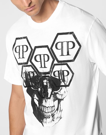 Philipp Plein - Camiseta 'Skull' en blanco