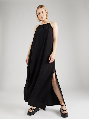WEEKDAY Φόρεμα 'Aki Halter' σε μαύρο: μπροστά