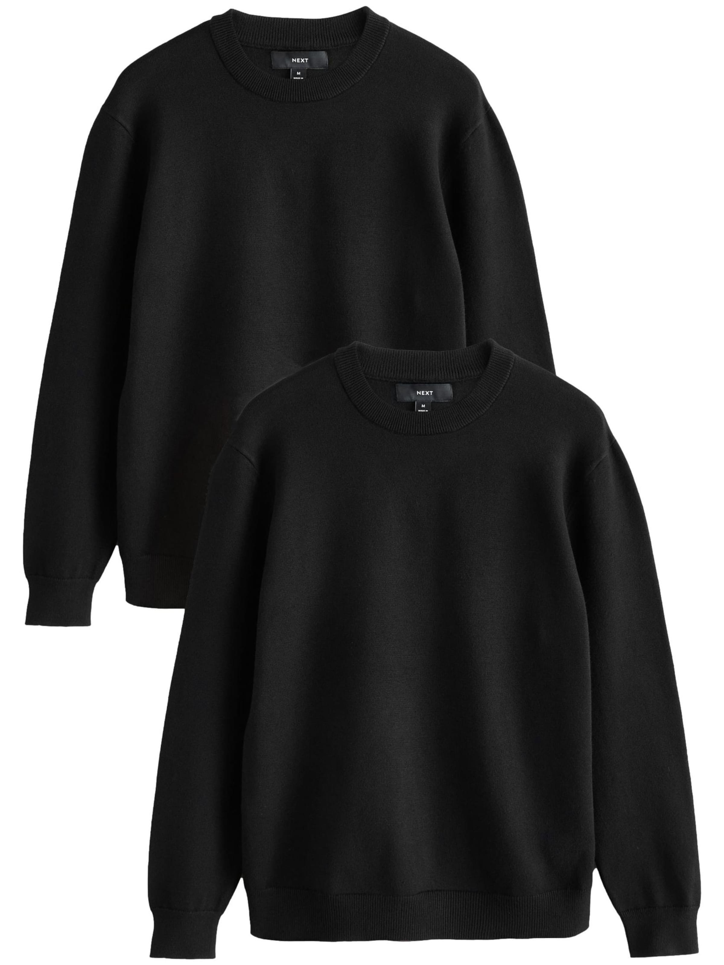 Pulover de la Next pe negru: față