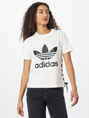 Tricou 'Always Original Trefoil' de la ADIDAS ORIGINALS pe alb: față