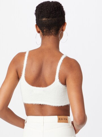 Missguided - Bustier Sujetador en blanco