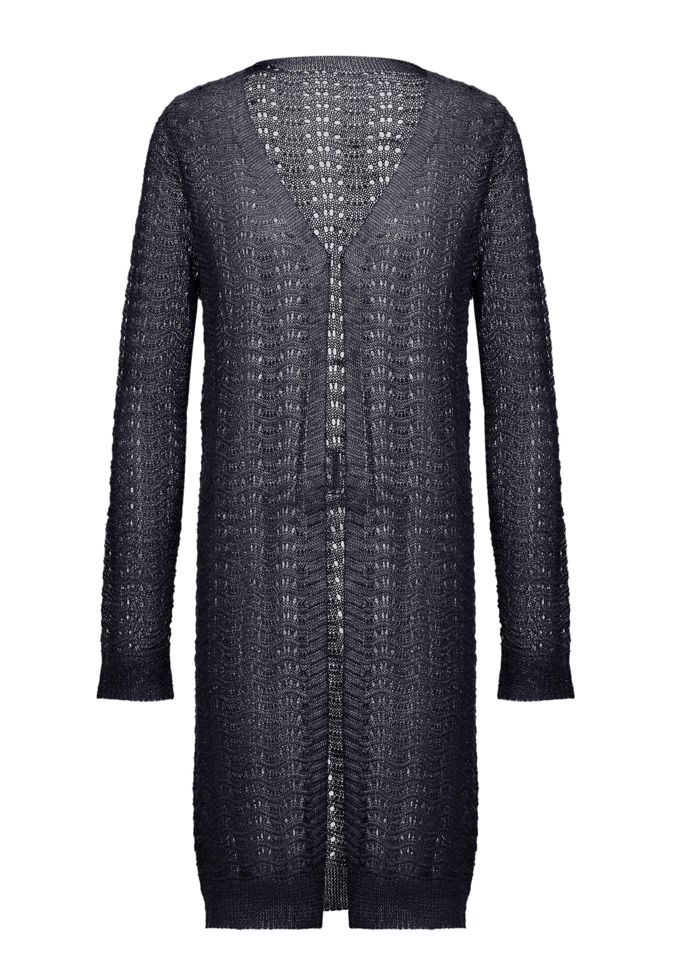 LEOMIA Knit cardigan in Blue: front