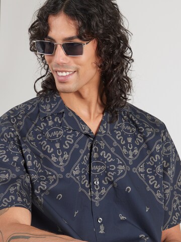 Fit confort Chemise 'Eligino' HUGO en bleu
