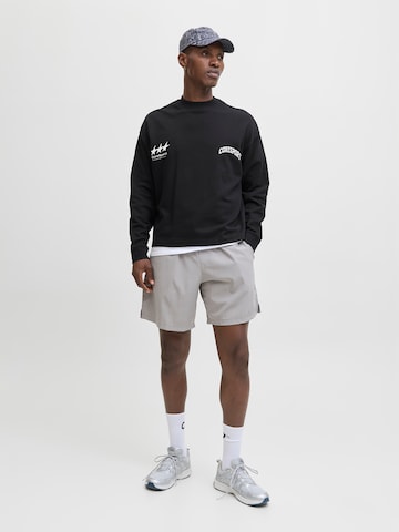 Sweat-shirt 'JCOSIGNAL' JACK & JONES en noir