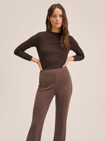 MANGO Regular Broek 'LEGA' in Bruin