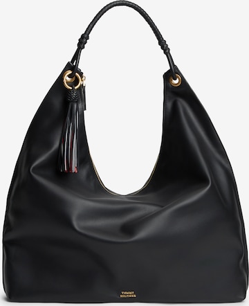 juoda TOMMY HILFIGER Rankinė ant peties: priekis