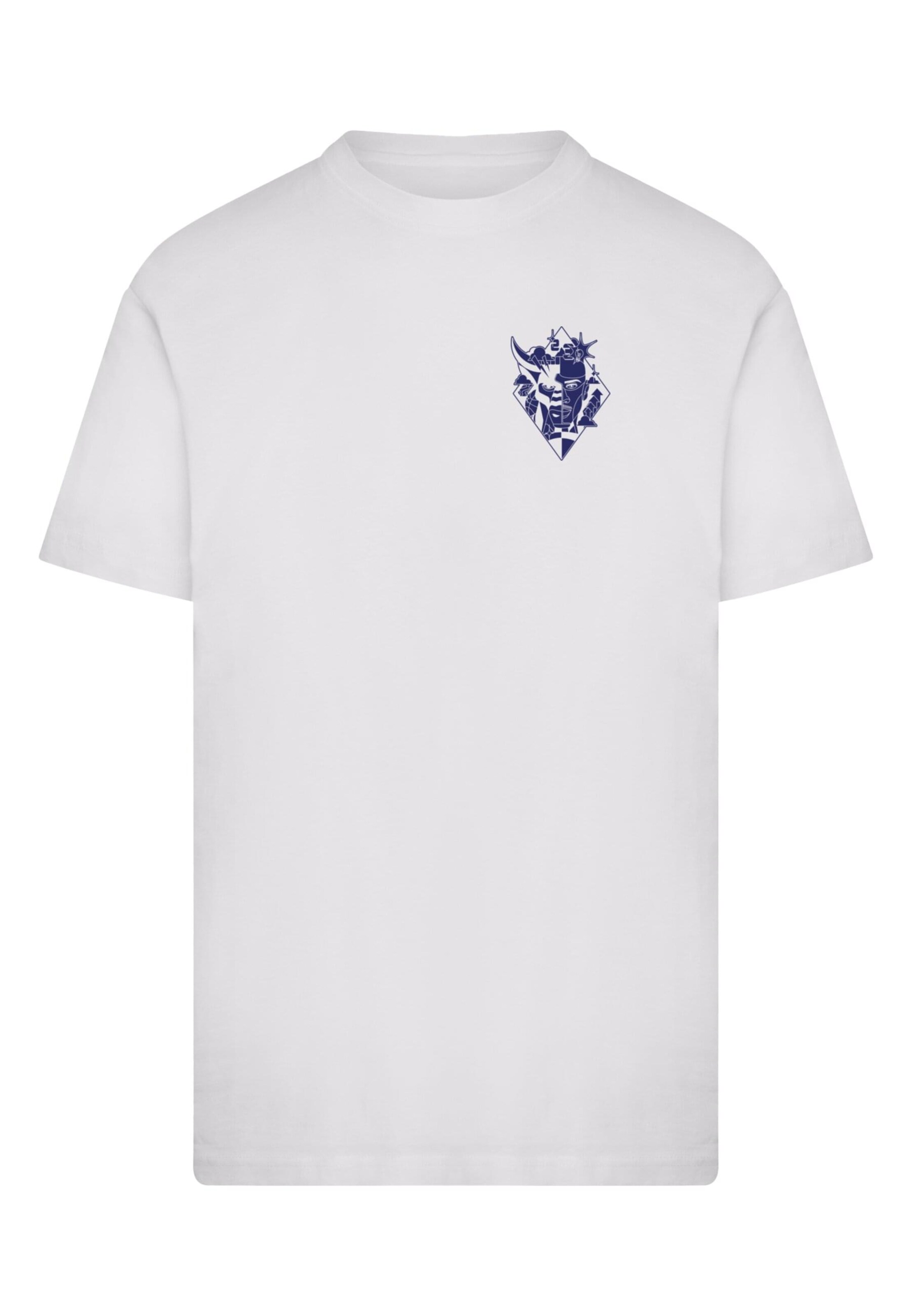 Maglietta 'Torro Baller' di Mister Tee in bianco: frontale