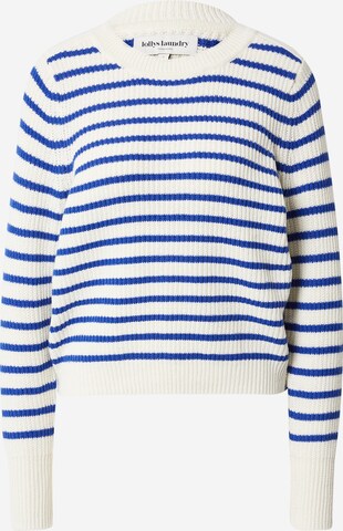 Lollys Laundry Sweater 'Dane' in Blue: front