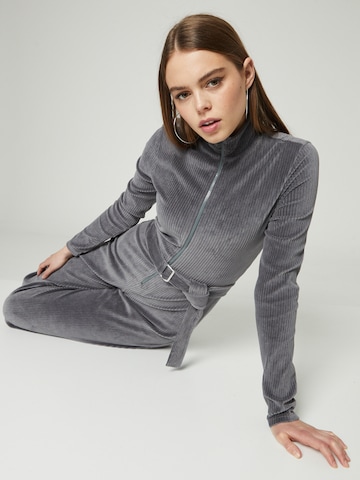 VIERVIER Jumpsuit 'Clara' in Grey