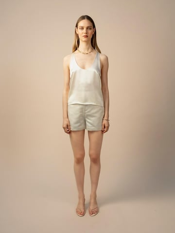 Anse Victorin - Top 'Victoria' en beige: frente