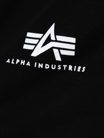 Regular fit Tricou de la ALPHA INDUSTRIES pe negru