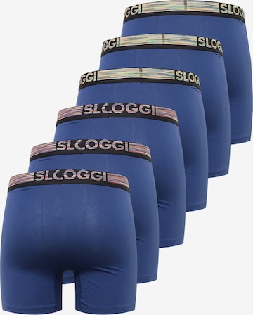 SLOGGI Boxershorts 'men GO ABC Natural H' in Blauw