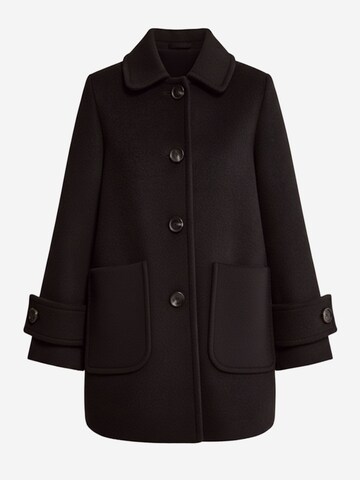 Il Lanificio Winter Coat in Black: front