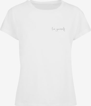 Merchcode Shirt 'Love Yourself' in White: front