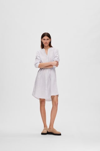 SELECTED FEMME - Vestido camisero 'Damina' en blanco