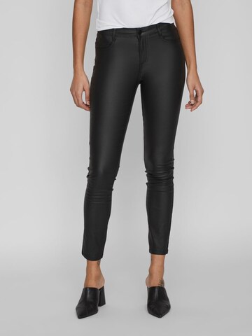 VILA Skinny Jeans 'Vicommit' in Zwart: voorkant