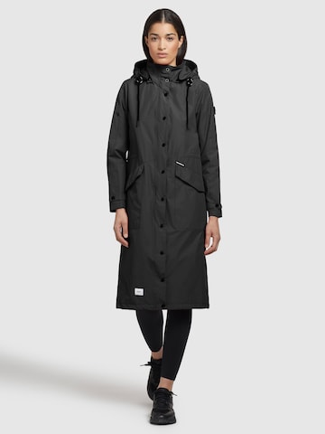 Manteau mi-saison 'SMILLA' khujo en noir : devant