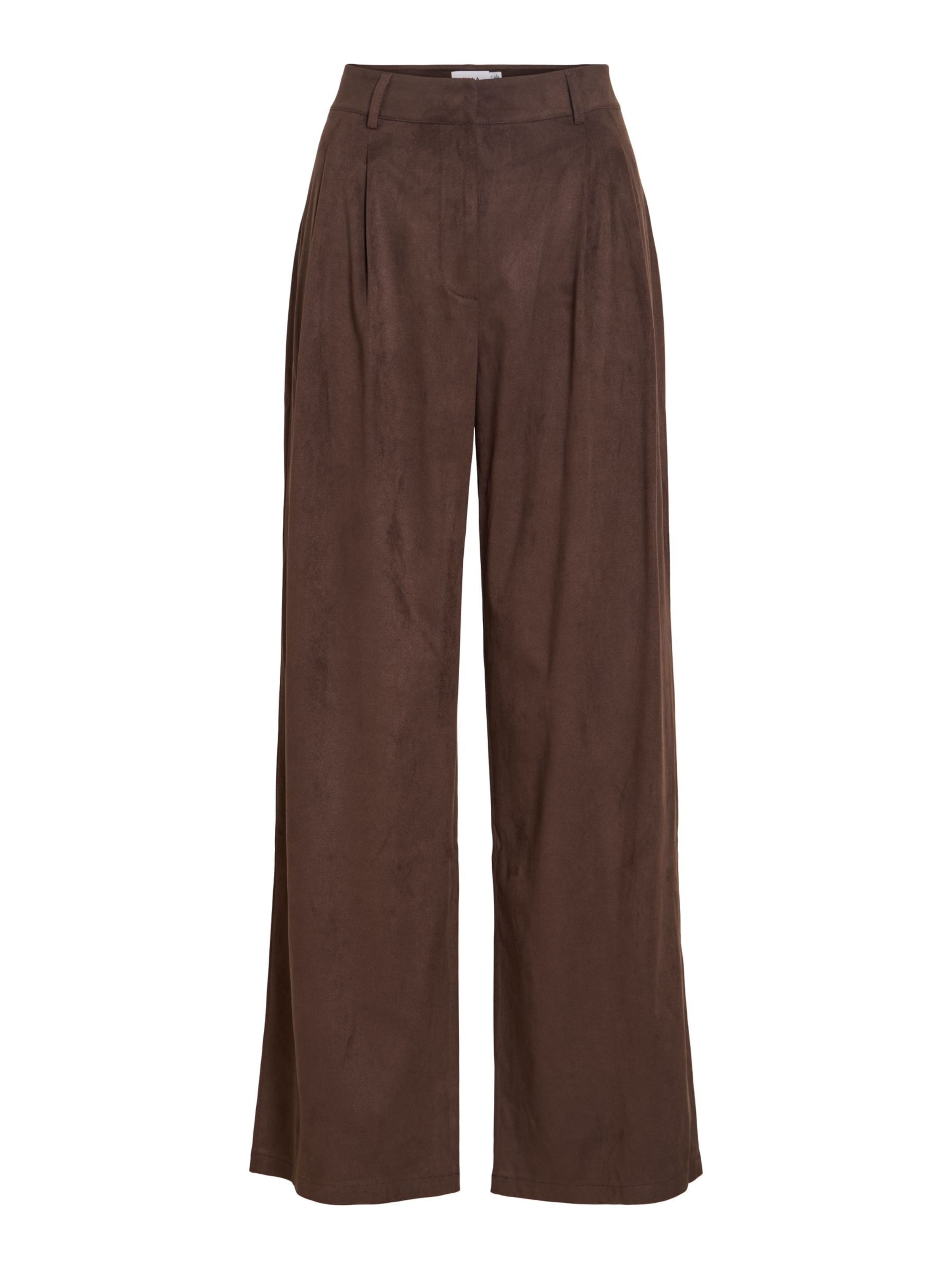 Pantaloni con pieghe 'VIChoose' in 34 VILA di colore cioccolato, Visualizzazione prodotti