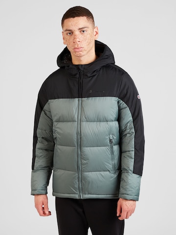 Champion Authentic Athletic Apparel Jacke 'Legacy' in Grün: predná strana