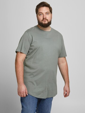 T-Shirt 'NOA' Jack & Jones Plus en gris : devant