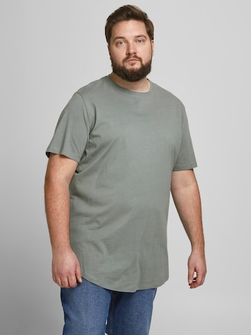 T-Shirt 'NOA' Jack & Jones Plus en gris : devant