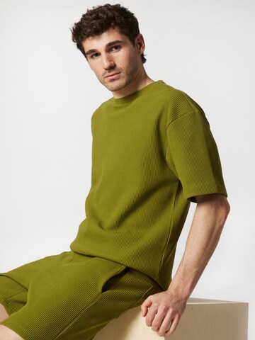 ABOUT YOU x Kevin Trapp Shirt 'Theodor' in Green: front