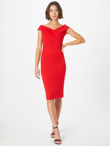 WAL G. - Vestido en rojo: frente