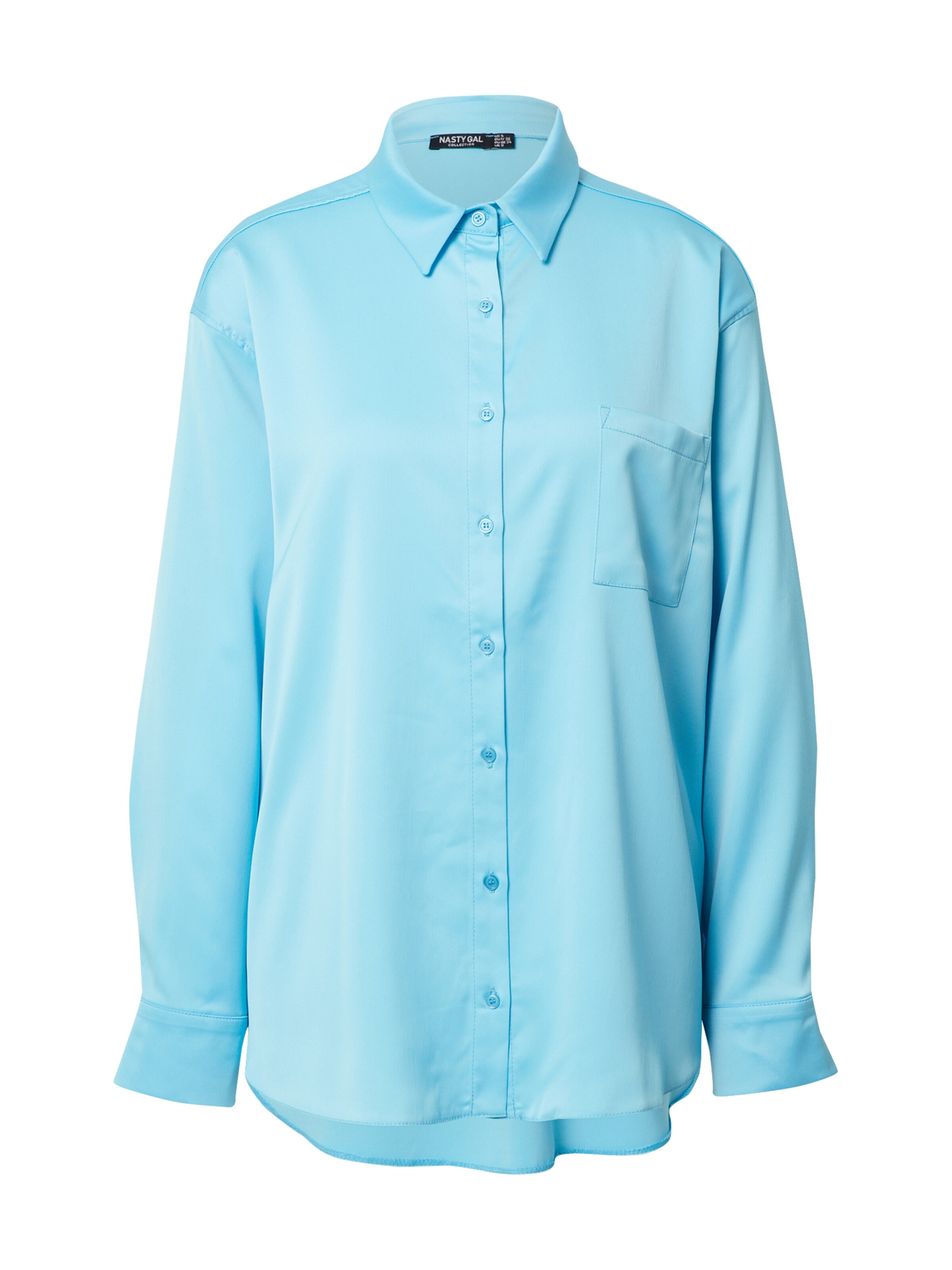 Nasty Gal Bluse in Blau: Vorderseite