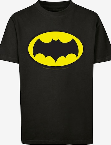 F4NT4STIC Shirt 'Batman TV Series Logo' in Zwart: voorkant