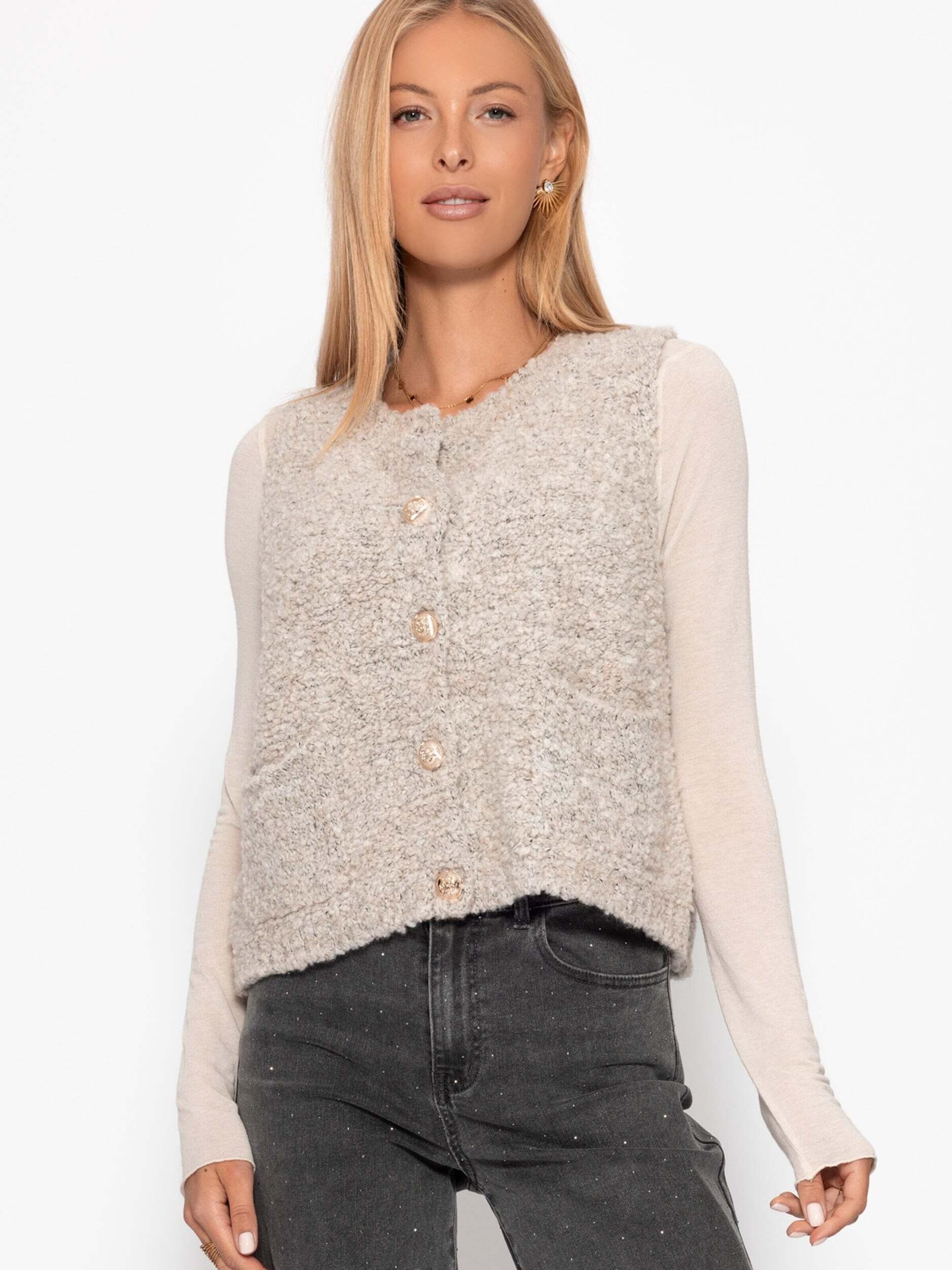SASSYCLASSY Vest in Grey