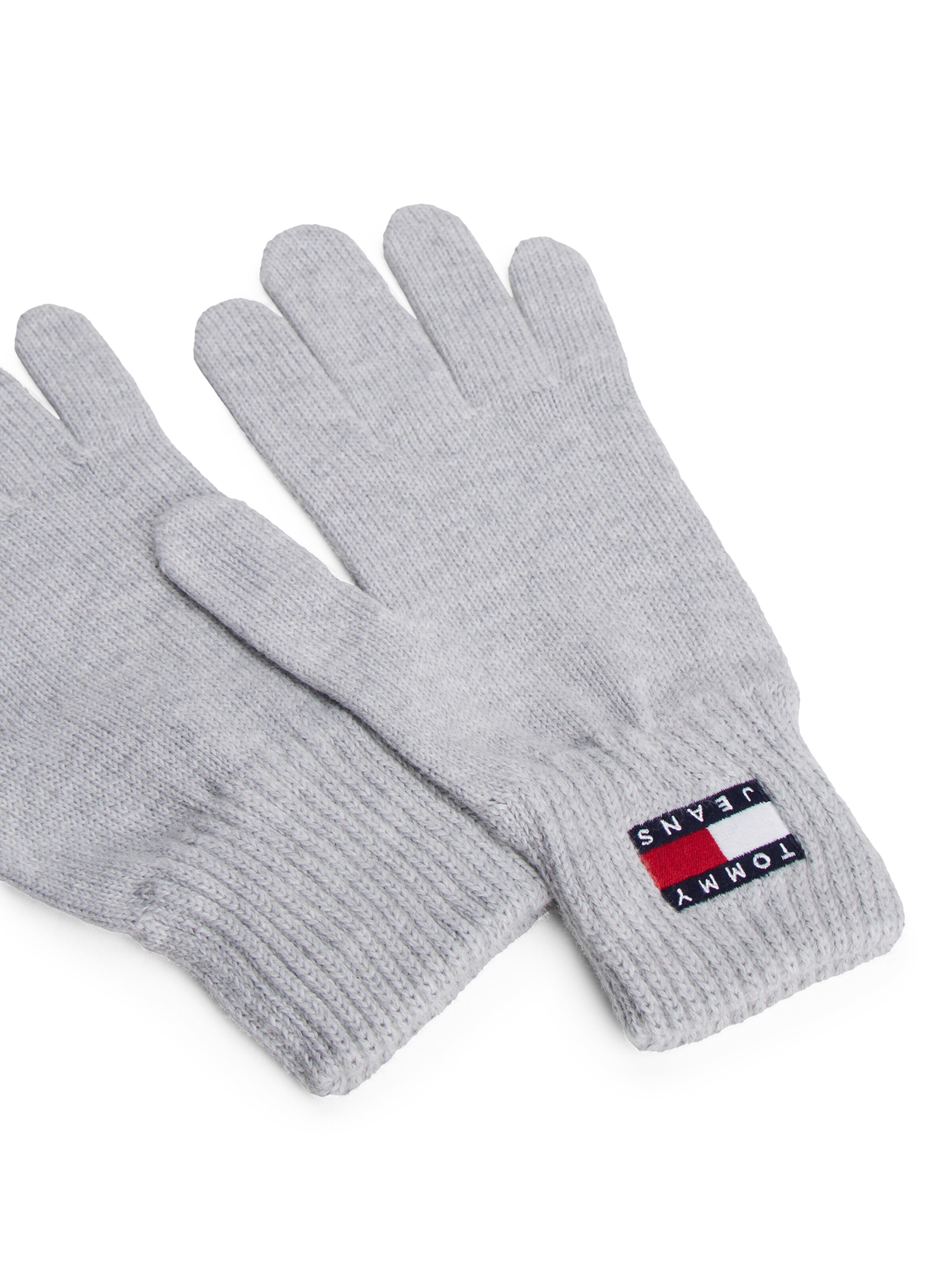 Tommy Jeans Prstové rukavice 'HERITAGE' - Sivá