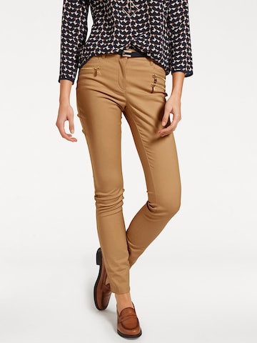 Coupe slim Pantalon heine en beige : devant