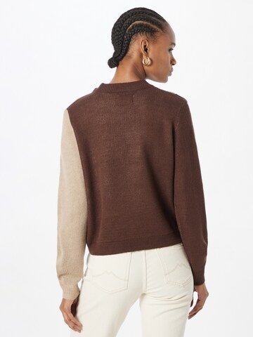 PIECES Pullover 'Rita' in Braun